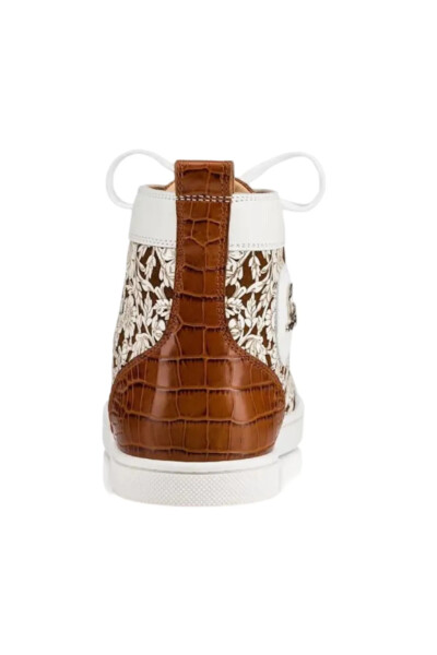 Image 5 of Christian Louboutin Brown Skateboard Shoes Women's High-Top