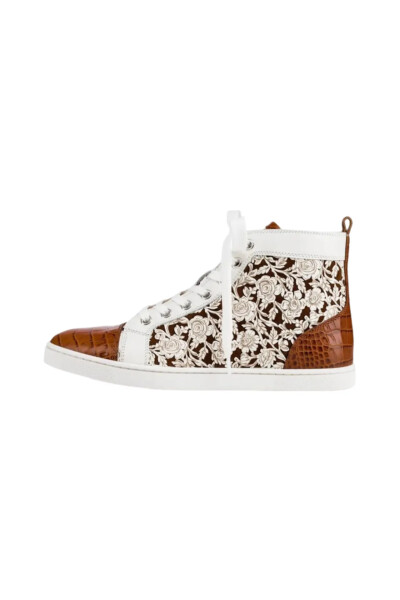 Image 3 of Christian Louboutin Brown Skateboard Shoes Women's High-Top