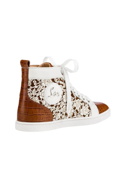 Image 4 of Christian Louboutin Brown Skateboard Shoes Women's High-Top